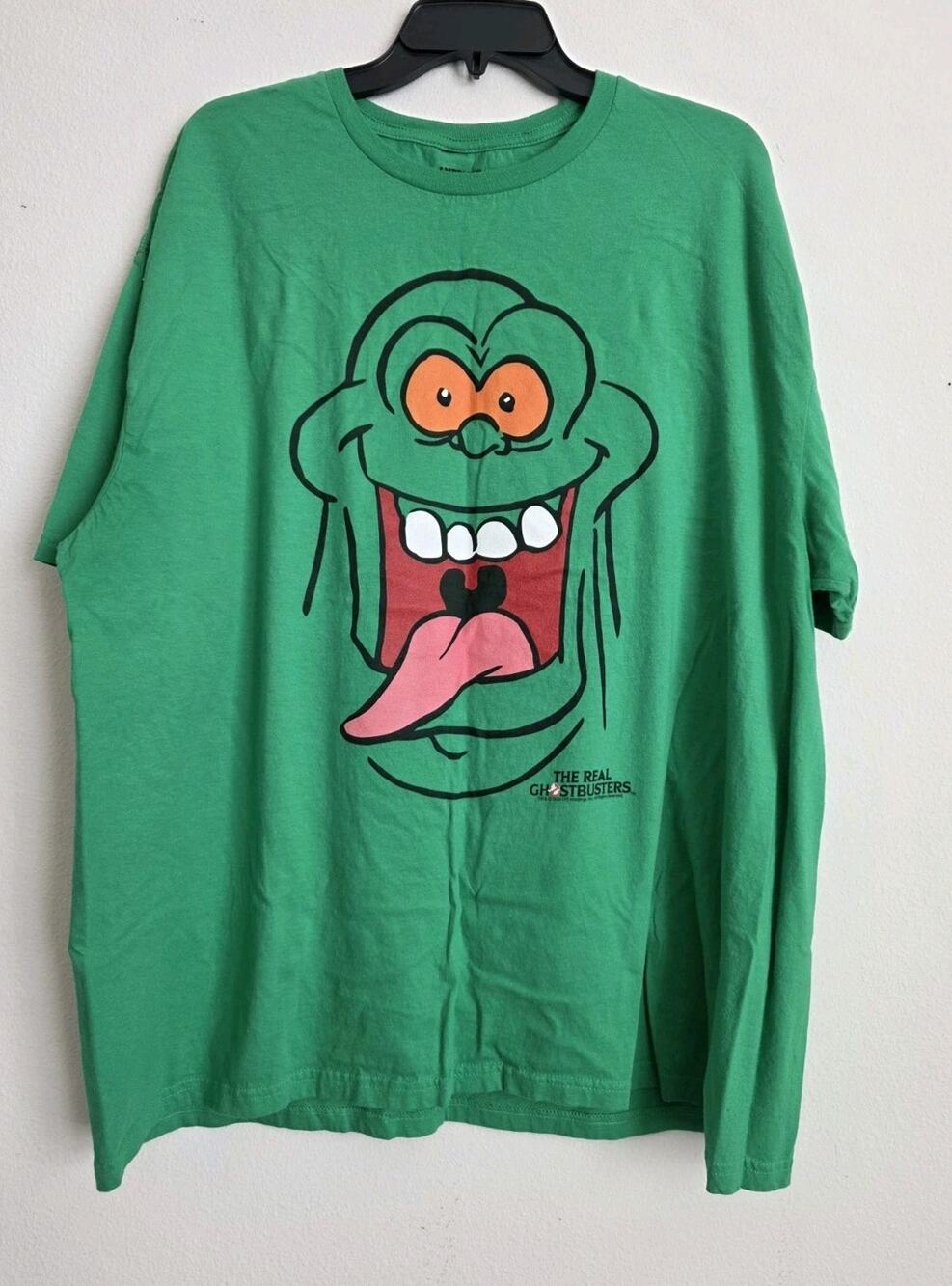 The Real Ghostbusters Slimer Face TV Shirt 2xl
